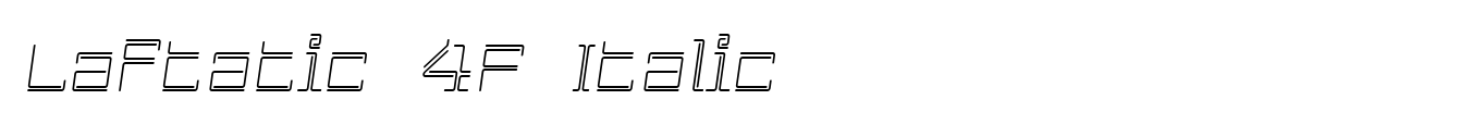 Laftatic 4F Italic